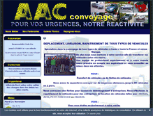 Tablet Screenshot of aac-convoyage.fr